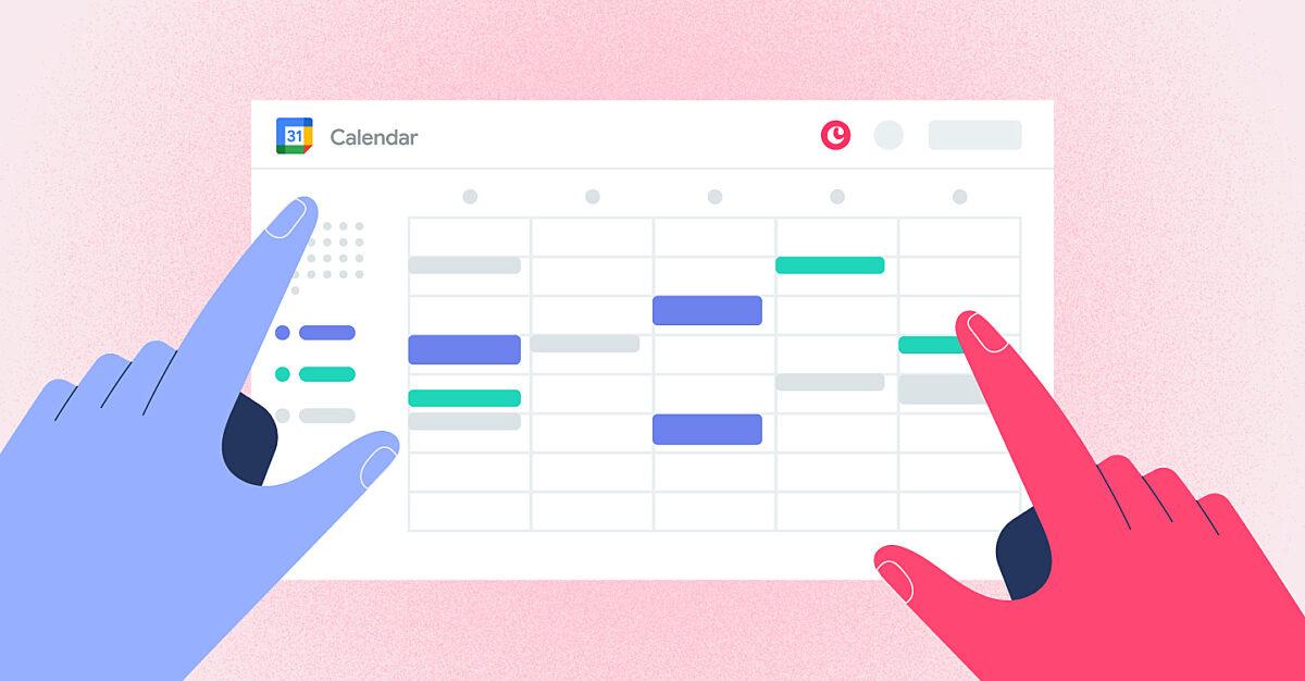 Using Google Calendar as a planner at work