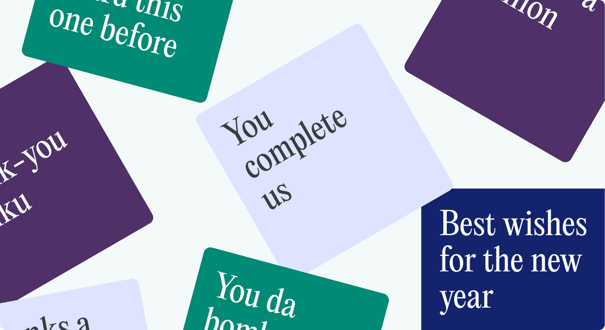 You complete us - share