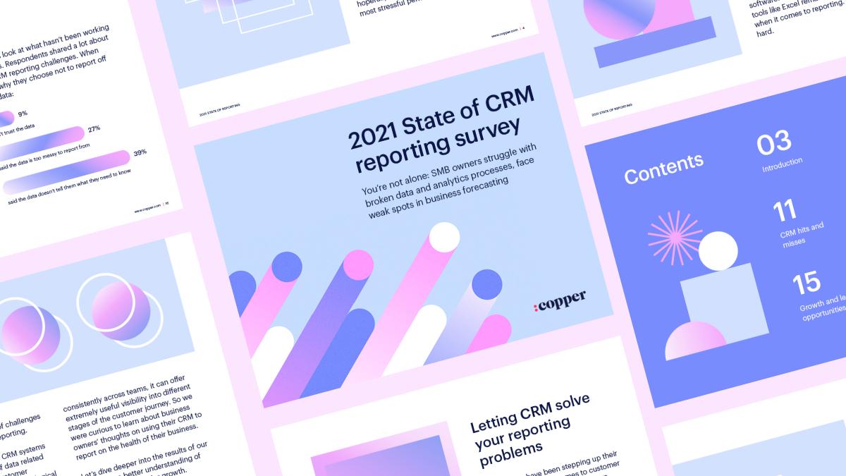 Featured image: 2021 State of CRM reporting