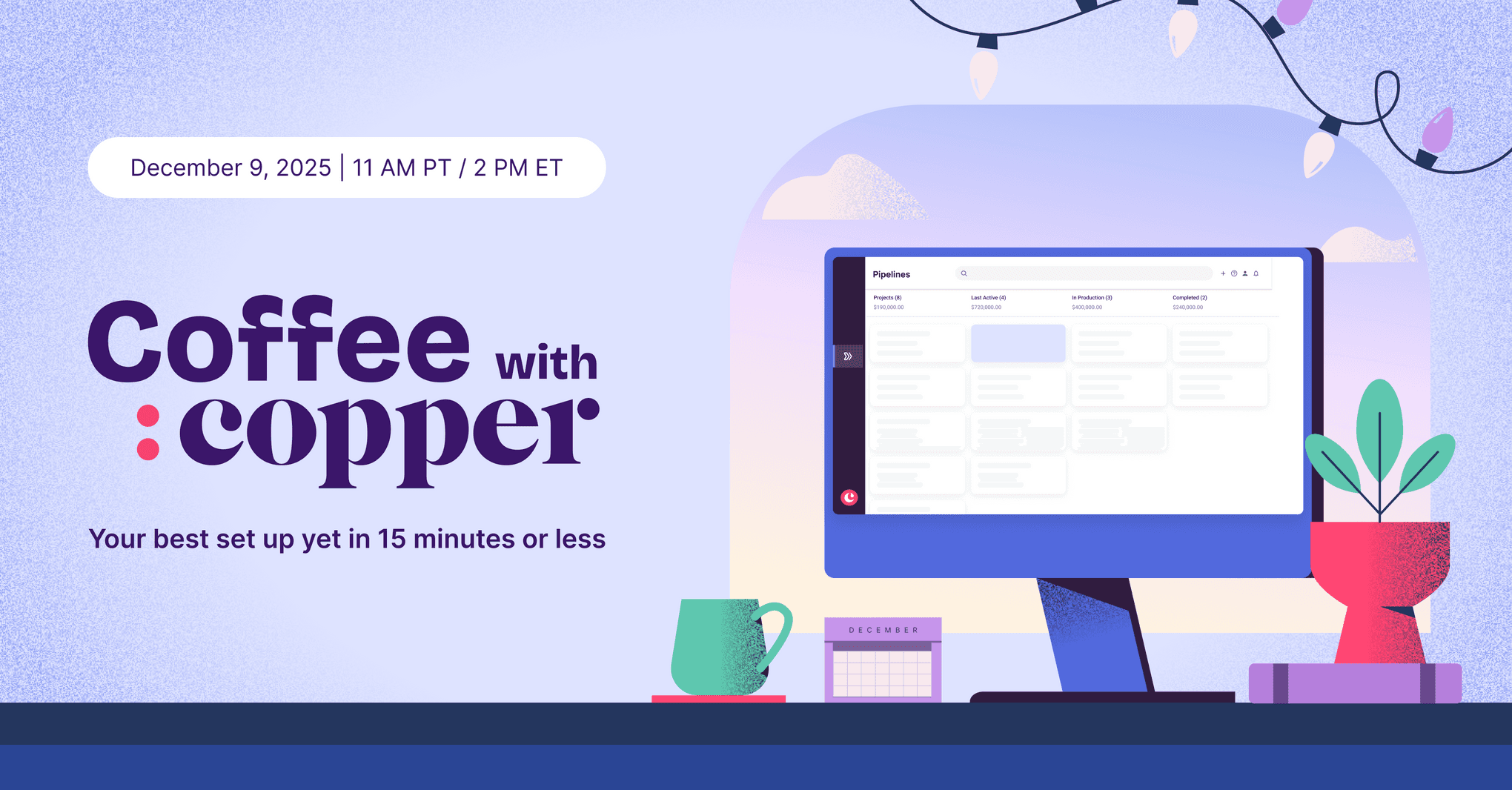 Featured image: Coffee with Copper: Your best set up in 15 minutes or less