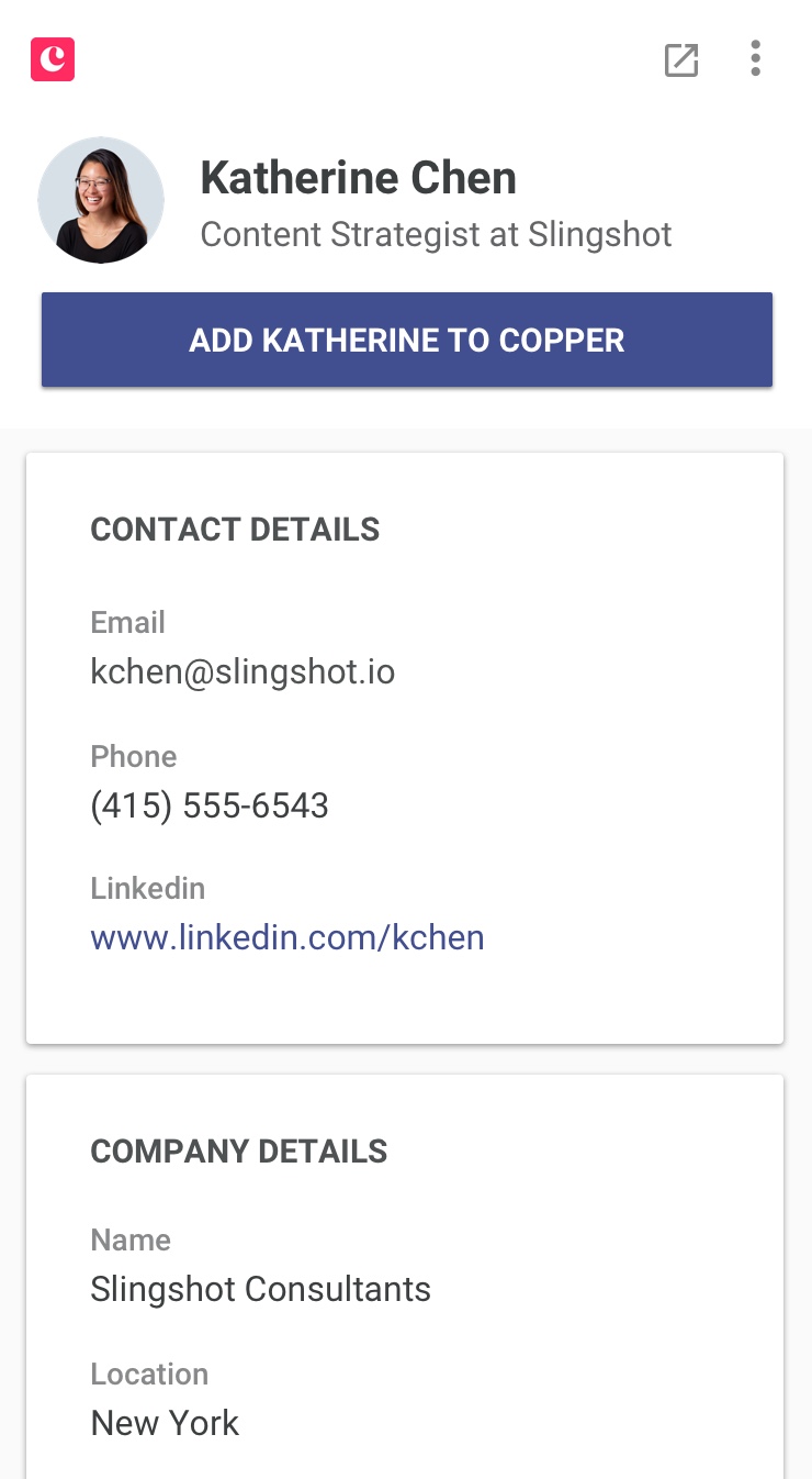 Suggested Contact