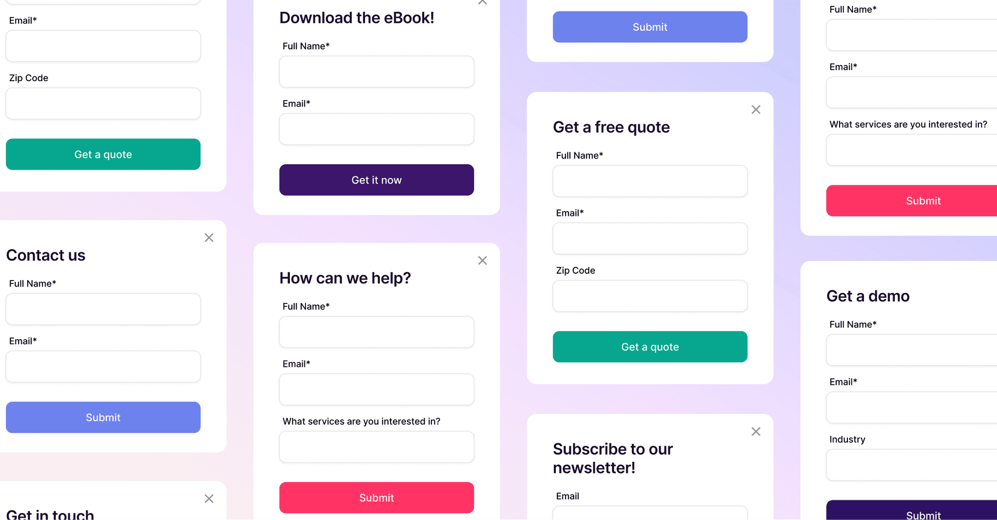 Featured image: 5 Forms you need on your website to capture more leads